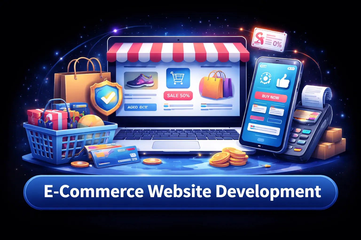 E-commerce website development service by Code by Arif