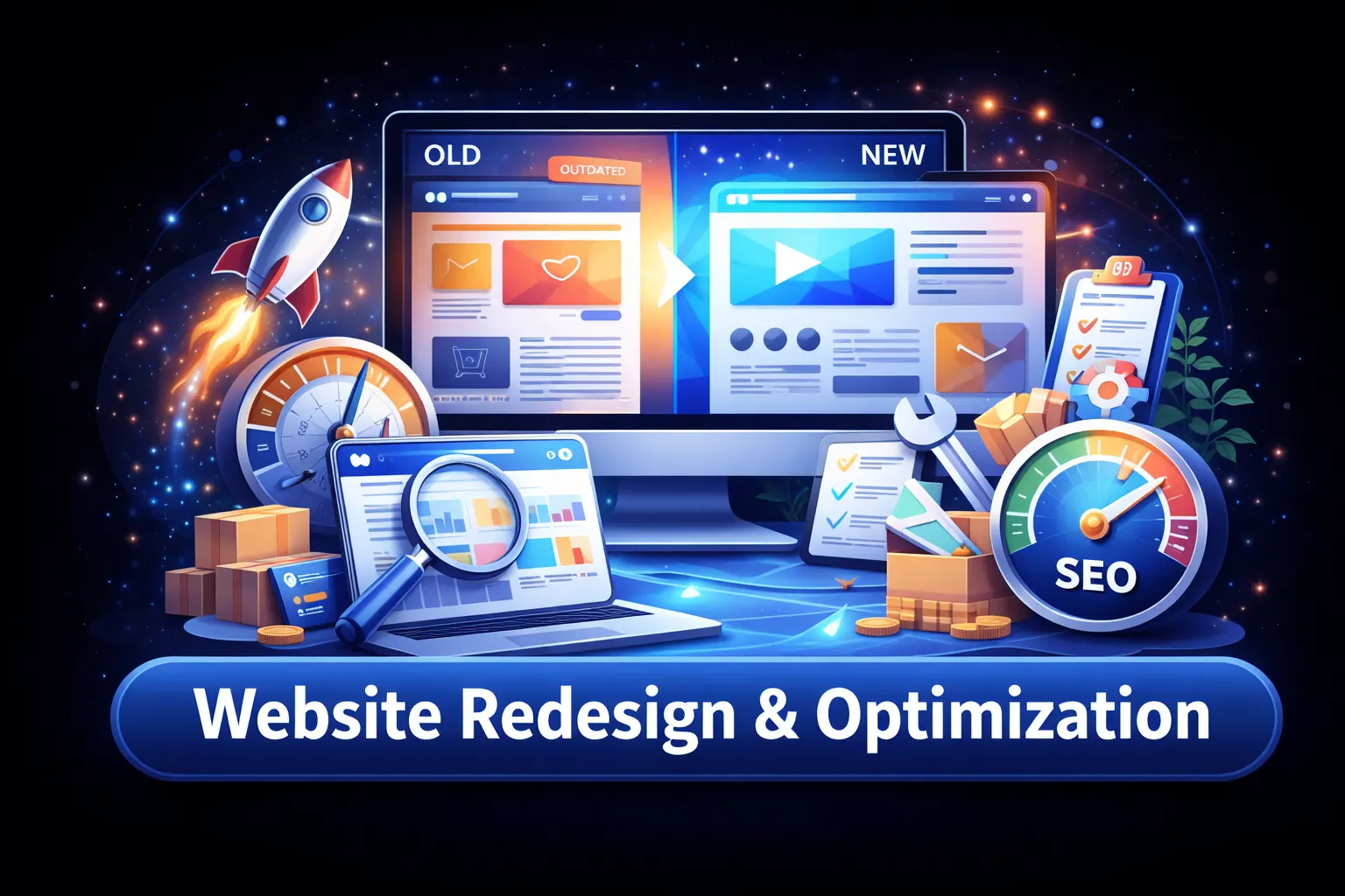 Website redesign & optimization development by Code by Arif