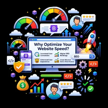 Web development optimization showcase